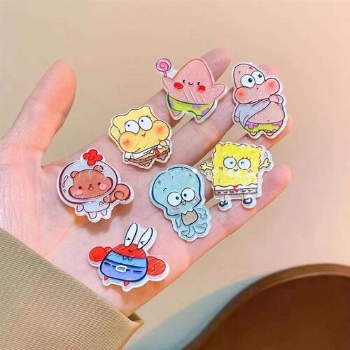 Full of vitality ~ acrylic cute cartoon hairpin summer candy