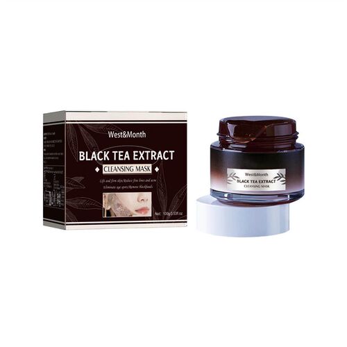 West&Month Black Tea Mask - A cleansing, pore-refining, and