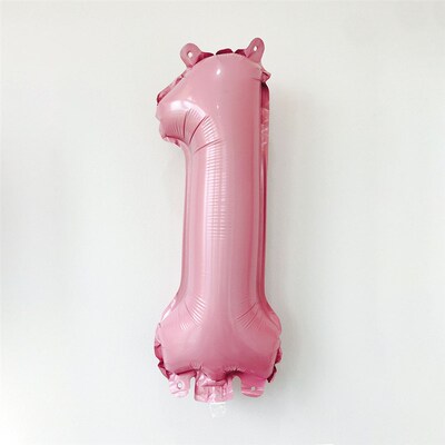 32 Inch Pearlescent Digital Balloons Pink Aluminum Film Ball