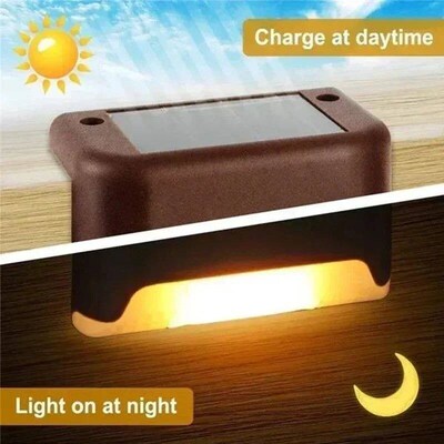 1/4/8/12/pcs Solar LED Lights Outdoor Garden Light Deck Lamp