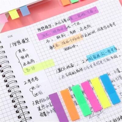 200 sheets Fluorescence Self Adhesive Memo Pad Sticky Notes