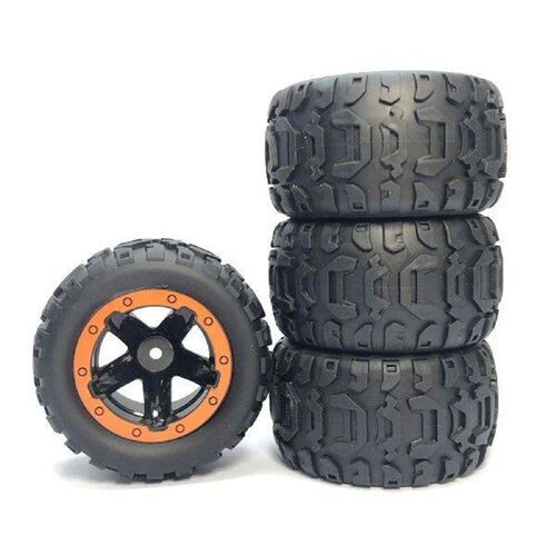 4pcs Rock Crawler Tires Anti Slip Rubber Off-road Vehicle
