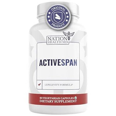 NATION HEALTH MD ActiveSpan- Longevity Formula - Anti Agi
