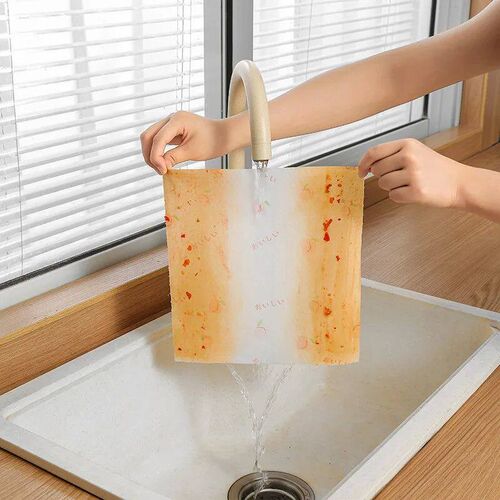Disposable Rags Non-Woven Dishcloths Home Kitchen Roller Cle