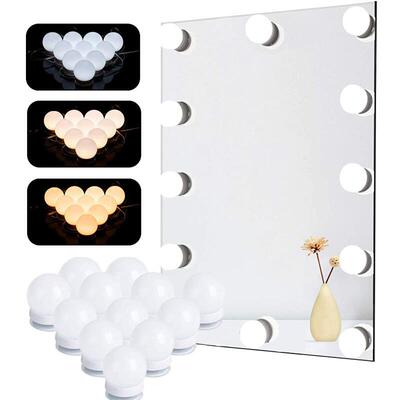 Makeup Mirror LED Light Bulbs Vanity Lights USB 12V Bathroom