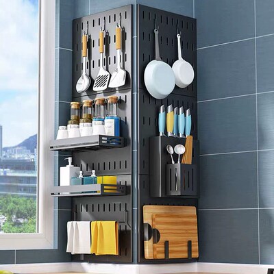 storage rack kitchen hole board dish drying rack Seasoning