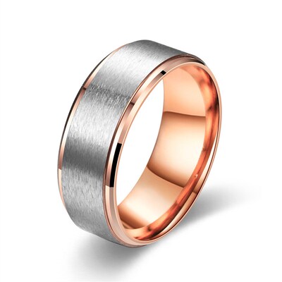 Output Fashion 8MM DualColored Ring 2025 Europe US Style Tai