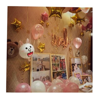 18inch heart star foil balloon Party birthday balloons 气球1