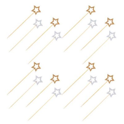Fruit Stick Exquisite Five-pointed Star Picks Cake Toppers