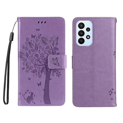Wallet ree Embossing Flip Leather Case For  Galaxy A13 A14 A