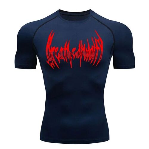 2024 Mens Compression Long Sleeve Black Gym Workout T-Shirt