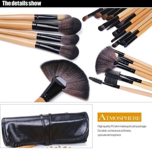 Gift Bag Of  24 pcs Makeup Brush Sets Professional Cosmetics