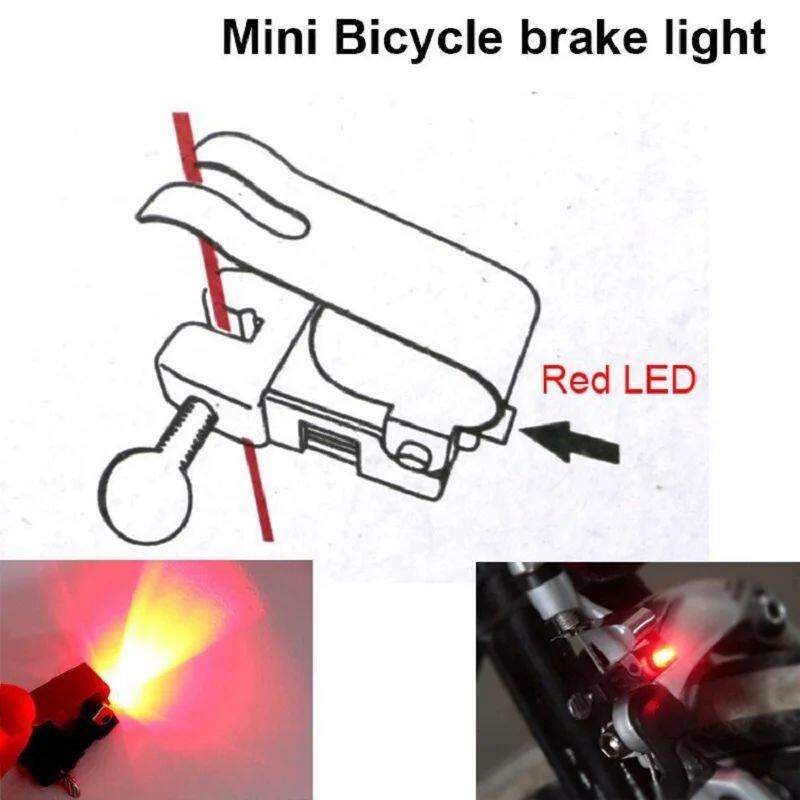 Bicycle Brake Light Outdoor Biking Hiking Travel Signal Led图片