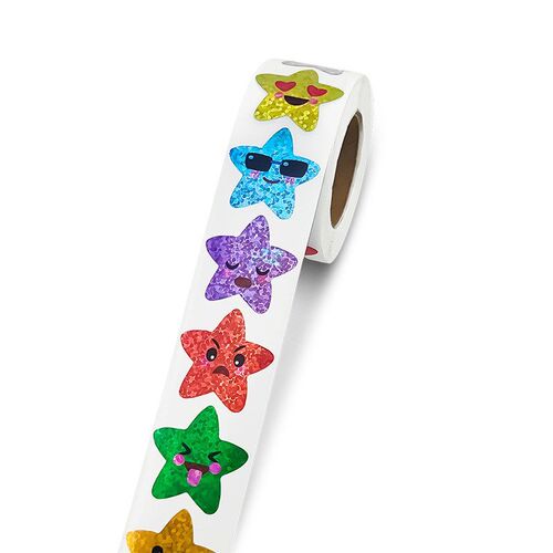 Laser Paper Roll Colorful Stickers Gift Decoration Envelope