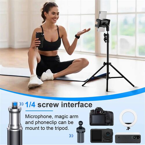 Xnyocn Tripod Floor Tablet Stand Adjustable Holder Mount Sup