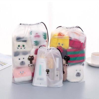 Drawstring Swimming Bags Transparent Beach Storage Bag Water