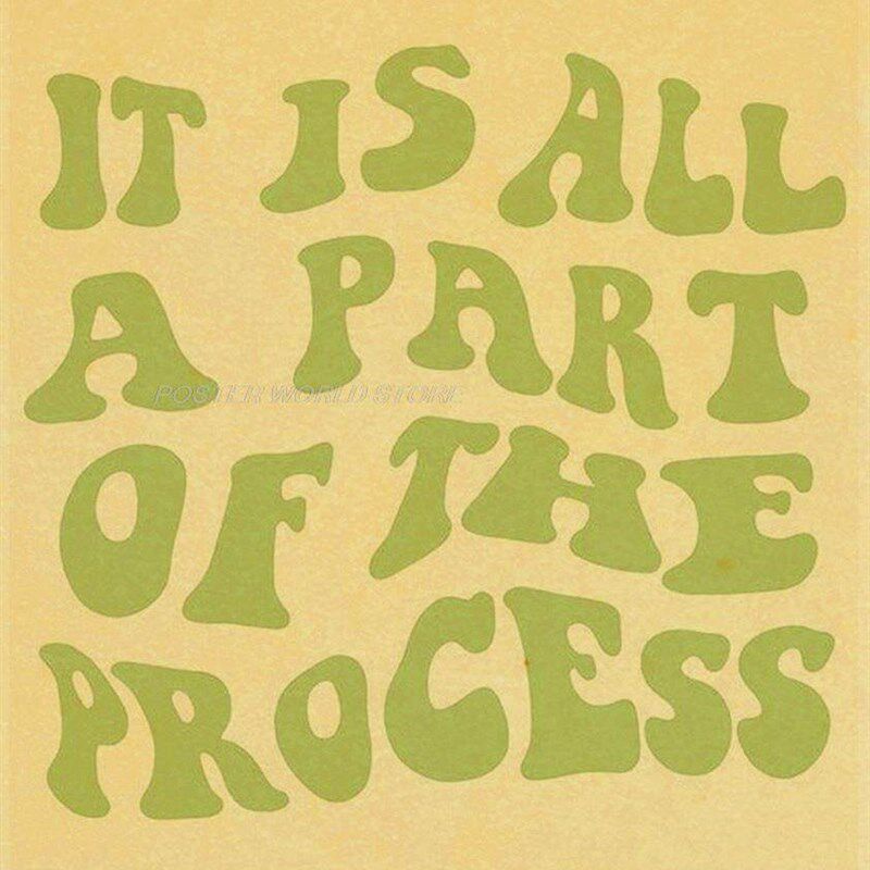 Vintage PosterMotivational Phrases Quotes Sentences Home Wal - 实物图