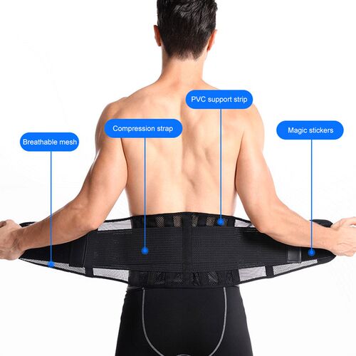 Back Support Lower Back Brace provides Pain Relief - Breatha