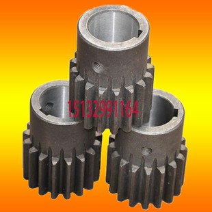 18电机齿轮 57盘齿 大小轴齿1轴2轴 主轴 喷浆机配件