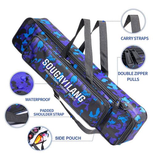 Sougaylang Professonal Fshng Rod Case 57cm Durable Oxford Ba