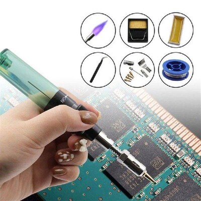 12 in 1 Portable Gas Soldering Iron Gas 1300 Set Adjustable