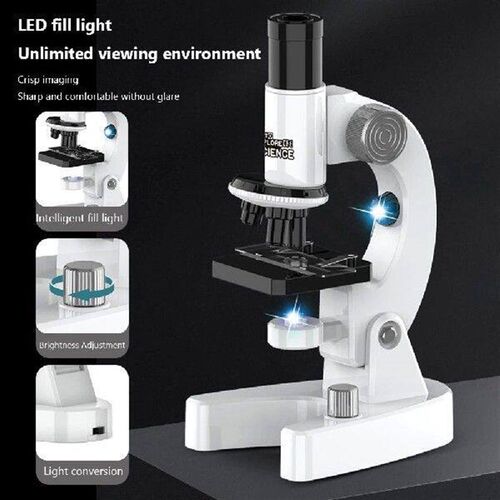 200X-4800X Biological Microscope with Microscope Slides Set