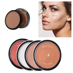 4 Colors Shading Powder Makeup Bronzer & Highlighter Contour