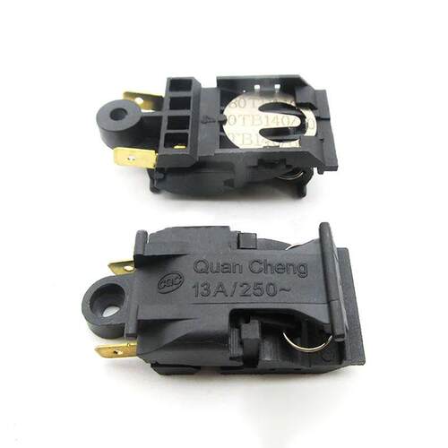 2pcs Black 13A/16A 250V Switch Electric Kettle Thermostat Sw