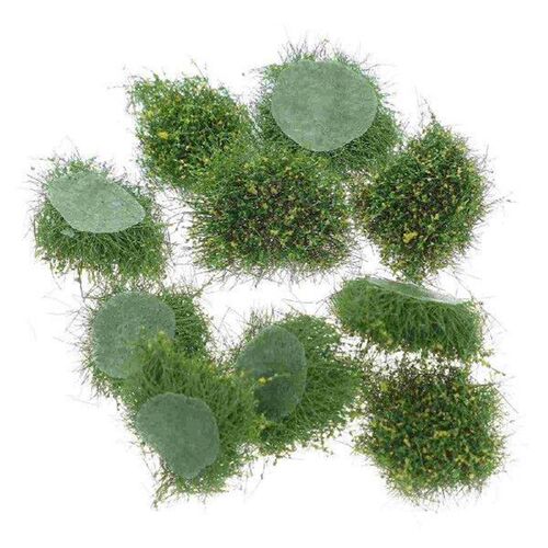 10 Pcs Sand Table Model Grass Faux Outdoor Plants Miniature