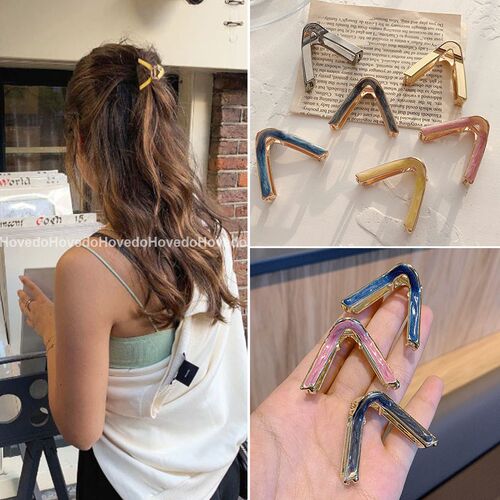 Chic V Shape Claw Clip Women Hair Clip Geometric Hair Clips