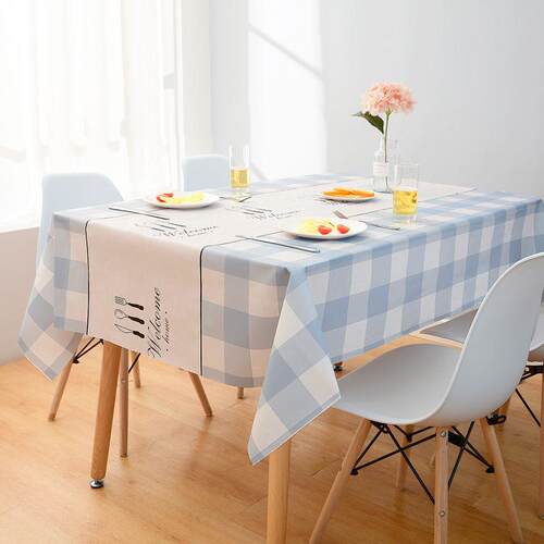 waterproof tablecloth plastic washable  table cover mat big