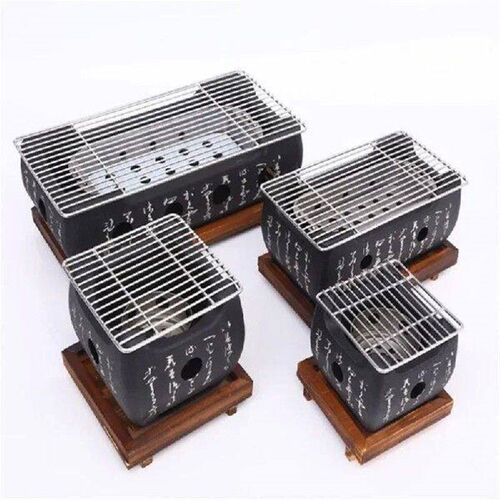 Round Barbecue Tools Aluminium Alloy Indoor Outdoor Bbq