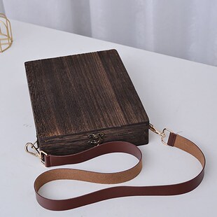 Writers Messenger Wood Box作家信使木盒 木质公文背包 中式挎包