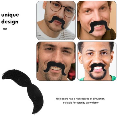 1pcs Fake Mustache Realistic Beard False Mustache