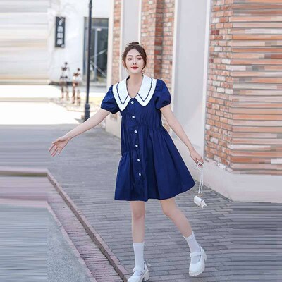 oll collar ress, womens summer figure-flattering casual fas