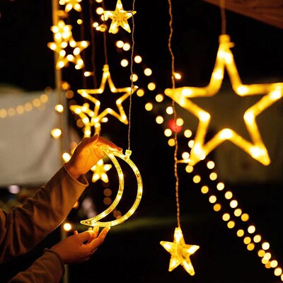 LED star lights Camping atmosphere lights lights Flashing li