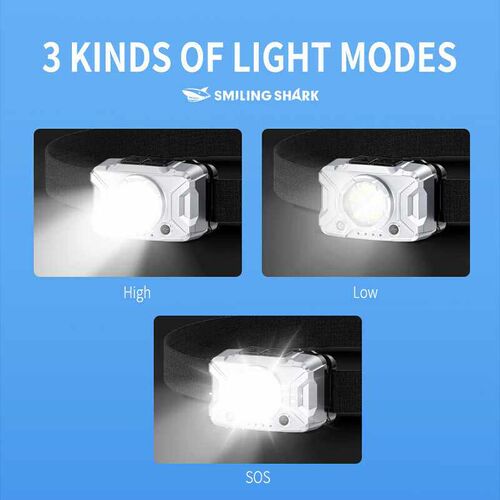 Super bright rechargeable outdoor night fishing headlight