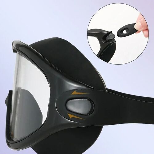 Fashion Waterproof Anti-UV Wide Vision Big Frame Silicone Di