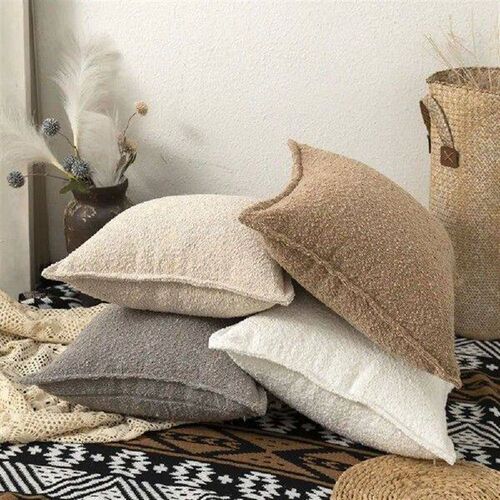 Home Decor INS Style Throw Pillowcover 45CM Solid Color