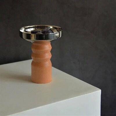 Nordic Stainless Steel Round Solid Wood Base Tray Living