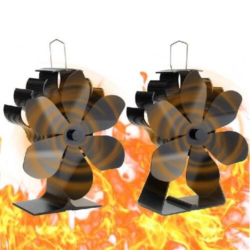 Heat Powered Stove Fan Fireplace Fans Circulating Warm Air