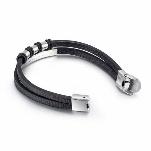 Fashion Retro Geometric Multi-layer Braided Stainless Steel