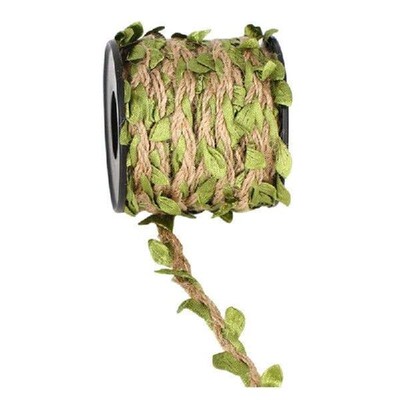 32.8 Feet Leaf Twine 5MM Leaf Rope Burlap Ribbon Twine