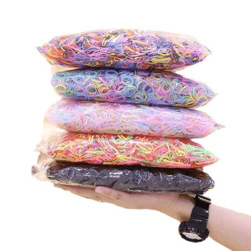 Colorful hair ties, cute disposable rubber bands, simple Kor