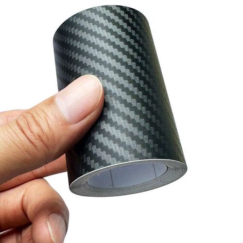 Three dimensional carbon fiber car stickers modified to cove