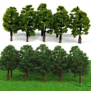 50Pcs Model rees Train Railroad Micro Landscape Layout ama S