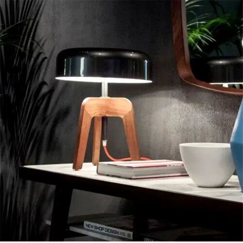 Standing Light Classical Wood Foyer Floor Lamp E27 Bulb Home