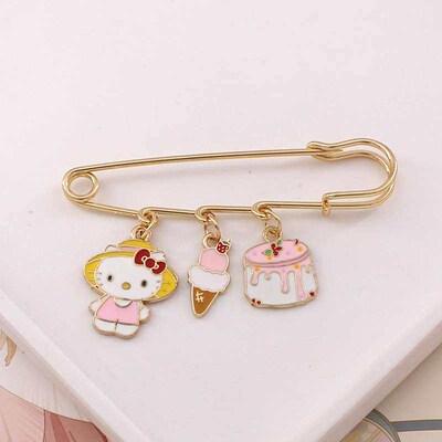 Brooch Buckle Pin Fixed Clothes Cute Cartoon Rabbit Pin Badg