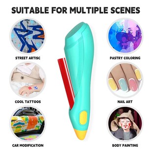 Electric Watercolor Spray Pen Children Hand-painted Color Pa