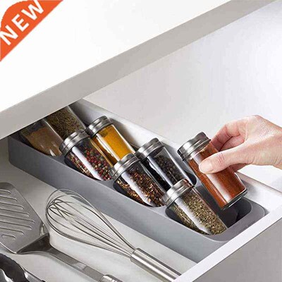 8 Grids Spice Rack Cupboard Organizer Spice Storage Racks Ut